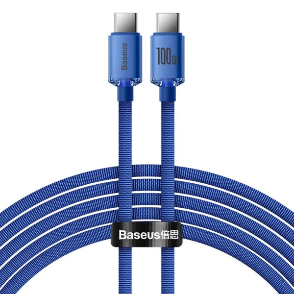 Baseus CAJY000703 USB-C - USB-C PD cable 100W 480Mb/s 2m - blueeng