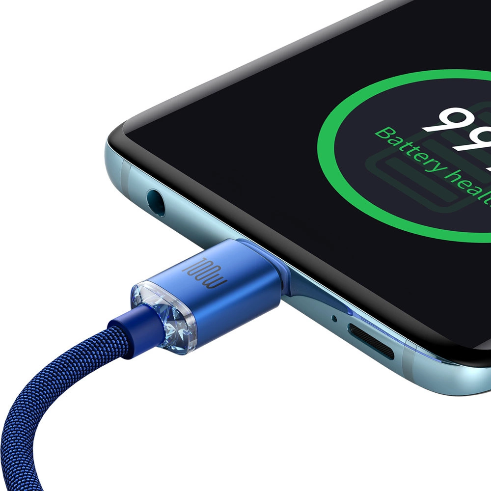 Baseus CAJY000703 USB-C - USB-C PD cable 100W 480Mb/s 2m - blueeng