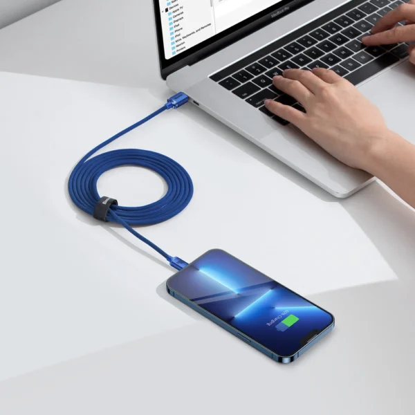 Baseus CAJY000703 USB-C - USB-C PD cable 100W 480Mb/s 2m - blueeng