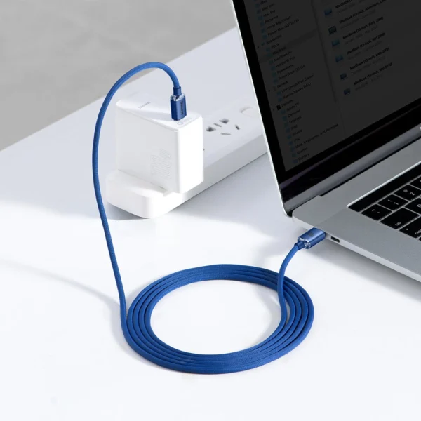 Baseus CAJY000703 USB-C - USB-C PD cable 100W 480Mb/s 2m - blueeng