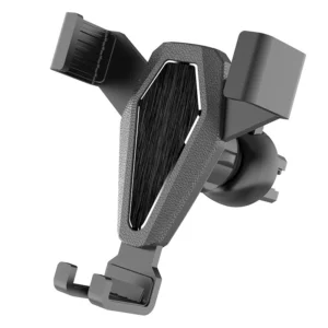 Gravity smartphone car holder, black air vent grille (YC07)eng