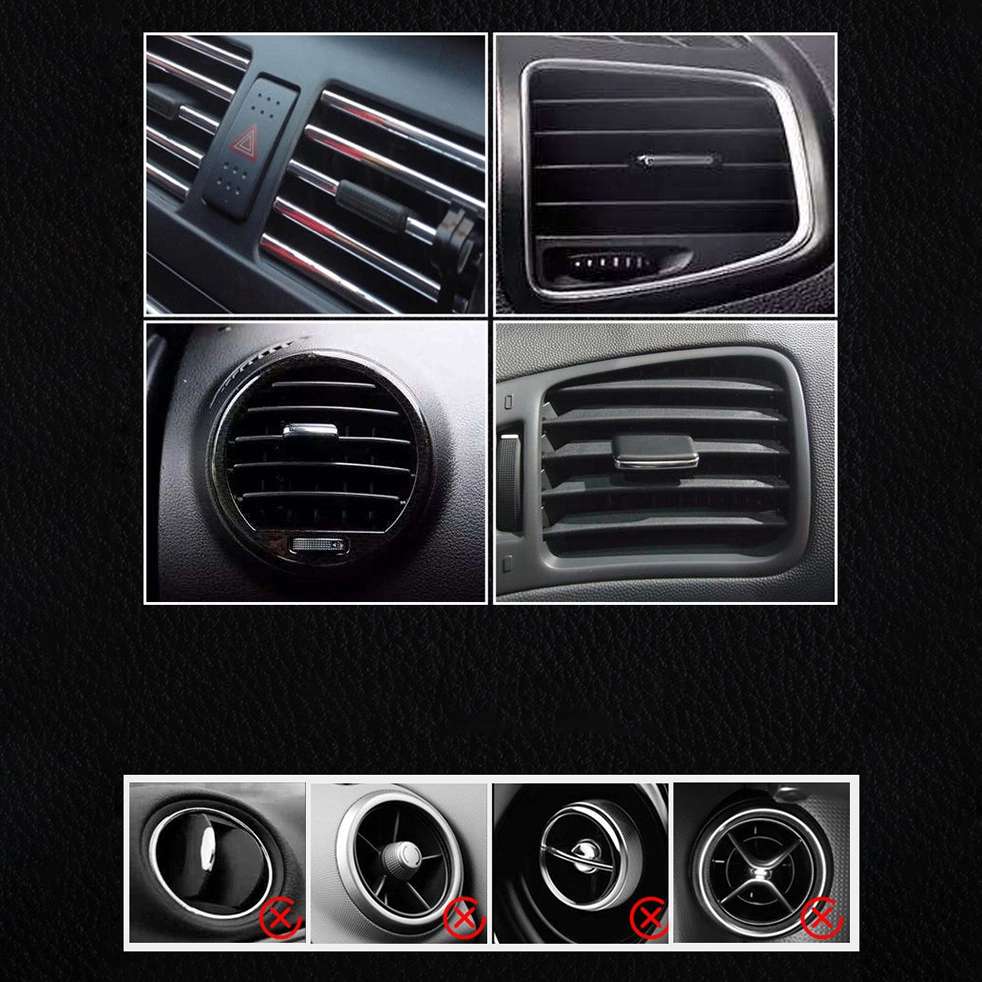 Gravity smartphone car holder, black air vent grille (YC07)eng