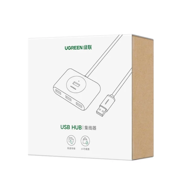 Ugreen multifunctional USB HUB Type c - 4 x USB 3.0 1m white (CR113)eng