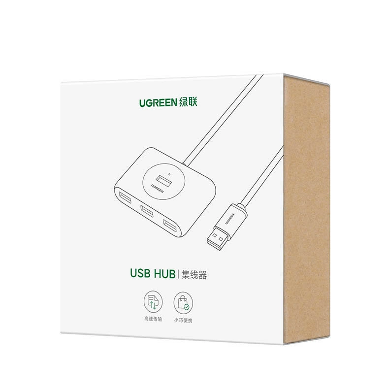 Ugreen multifunctional USB HUB Type c - 4 x USB 3.0 1m white (CR113)eng