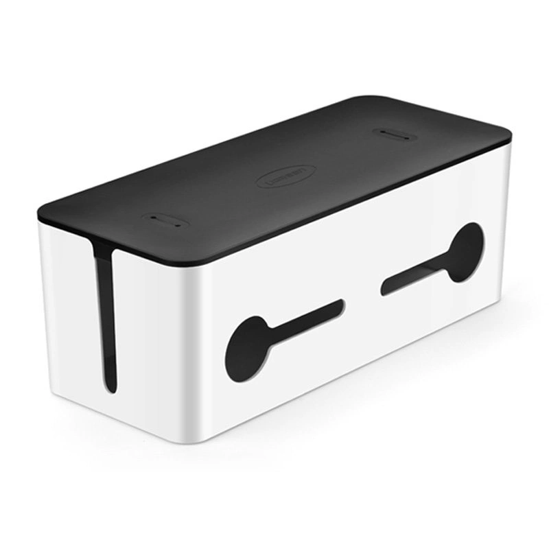 Ugreen cable organizer box box for slats L 42.5x17.5x15.5cm black and white (LP110)eng