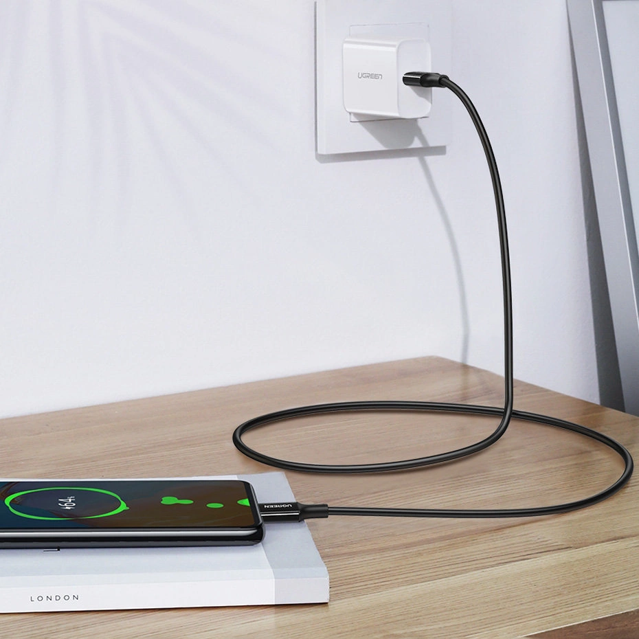 Ugreen cable USB Type C (male) to Type C (male) cable 1m white (US300)eng