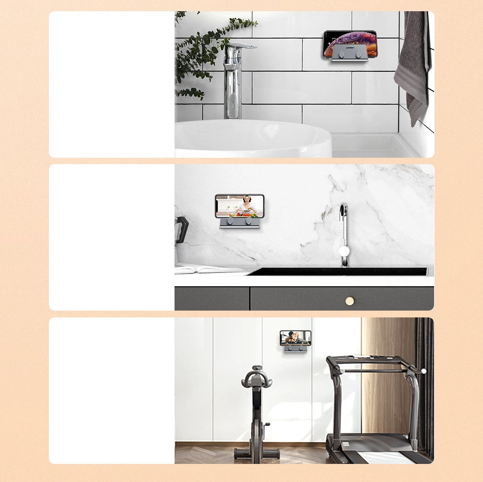 Ugreen LP193 metal wall holder for smartphone / tablet 4-9.7" - silvereng