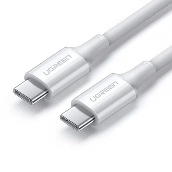 Ugreen US300 USB-C - USB-C PD QC FCP cable 100W 5A 480Mb/s 2m - whiteeng