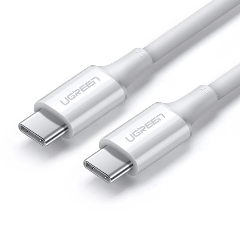Ugreen US300 USB-C - USB-C PD QC FCP cable 100W 5A 480Mb/s 2m - whiteeng