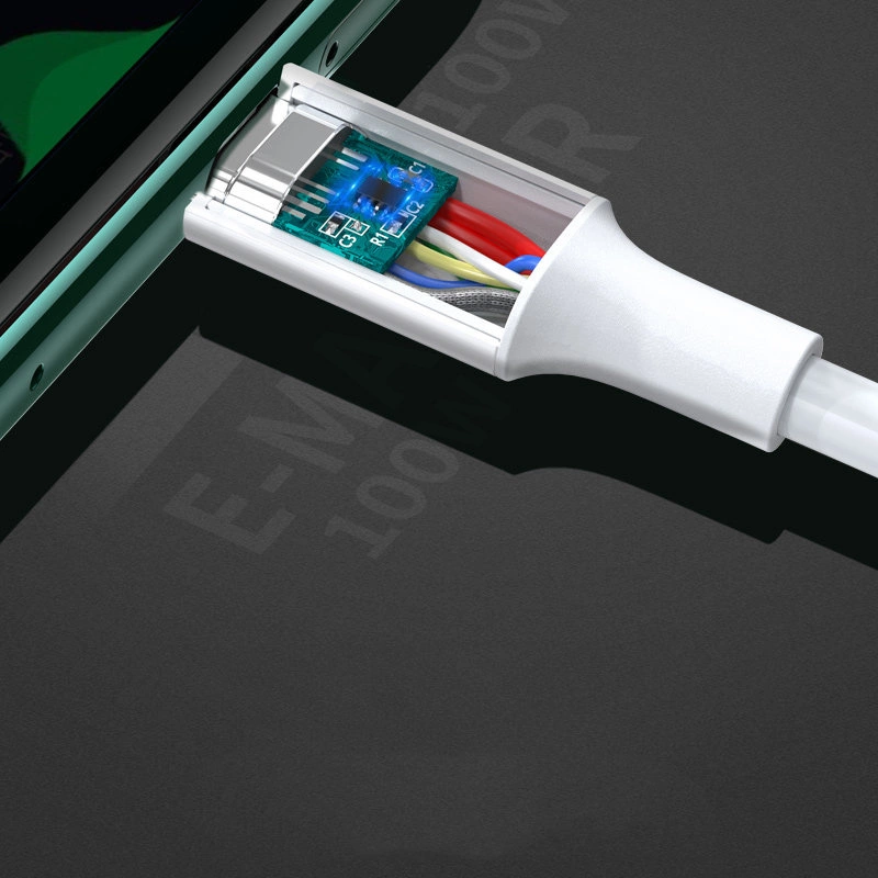 Ugreen US300 USB-C - USB-C PD QC FCP cable 100W 5A 480Mb/s 2m - whiteeng