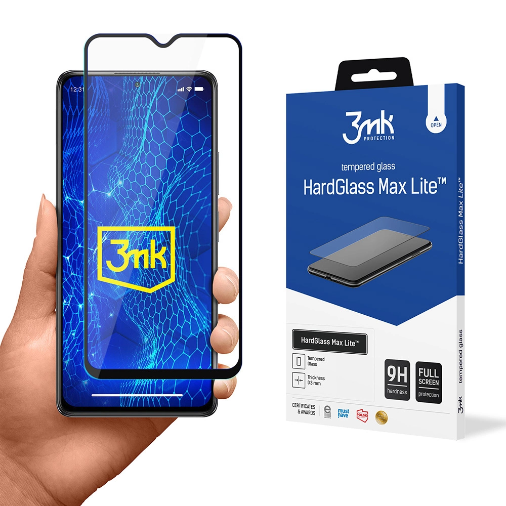 Xiaomi Redmi Note 10 Pro Black - 3mk HardGlass Max Lite™eng