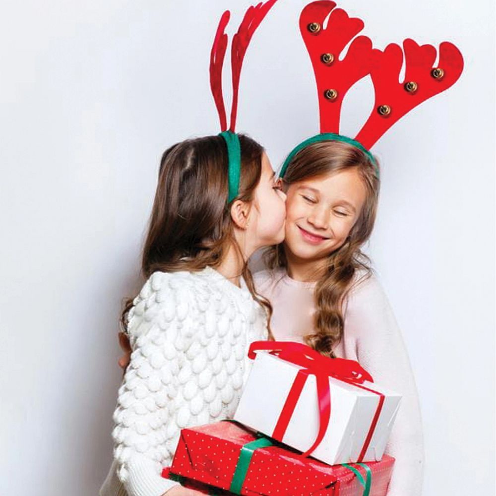 Christmas Headband "Reindeer Antlers with Bells" RC-K-297