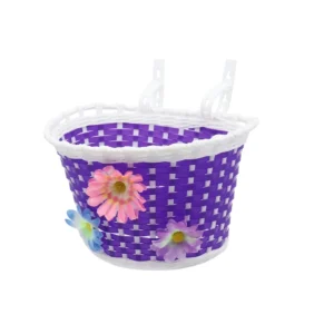 <p><strong>A practical and lightweight bicycle basket designed with the youngest cyclists in mind.</strong></p> <p>Ideal for carrying your favorite toys, trinkets or snacks during everyday rides. Colorful and functional - it will make every ride even more enjoyable!</p> <p><strong>Key features:</strong><br /><strong>Lightweight and safe material</strong> - made of durable plastic, resistant to weather conditions and easy to clean.<br /><strong>Children's size</strong> - perfectly suited to small bikes, does not burden the handlebars.<br /><strong>Easy assembly</strong> - quick attachment to the handlebars (mounting brackets not included).<br /><strong>Colorful design</strong> - attractive appearance that every child will like.</p> <p><strong>Specification:</strong><br /><strong>Material:</strong> plastic<br /><strong>Dimensions:</strong> 23 × 16.5 × 15 cm</p> <p>Make your child's bike even more unique - choose a practical and colorful handlebar basket!</p>