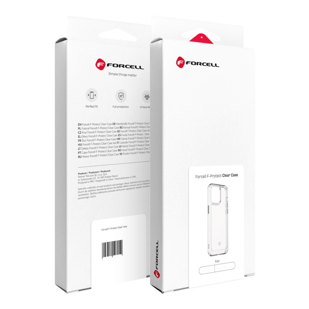 FORCELL F-PROTECT Clear Case for MOTOROLA MOTO G14 transparent