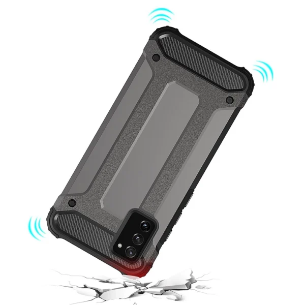 Hybrid Armor Case Tough Rugged Cover for Samsung Galaxy A03s blackeng