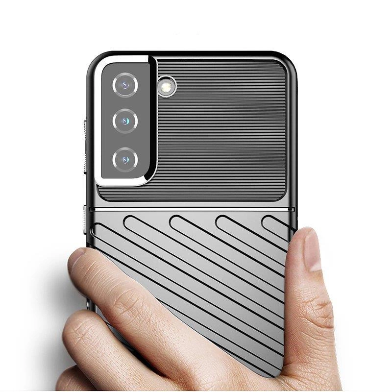 87533_2 Thunder Case flexible armored cover for Samsung Galaxy S22 + (S22 Plus) blueeng