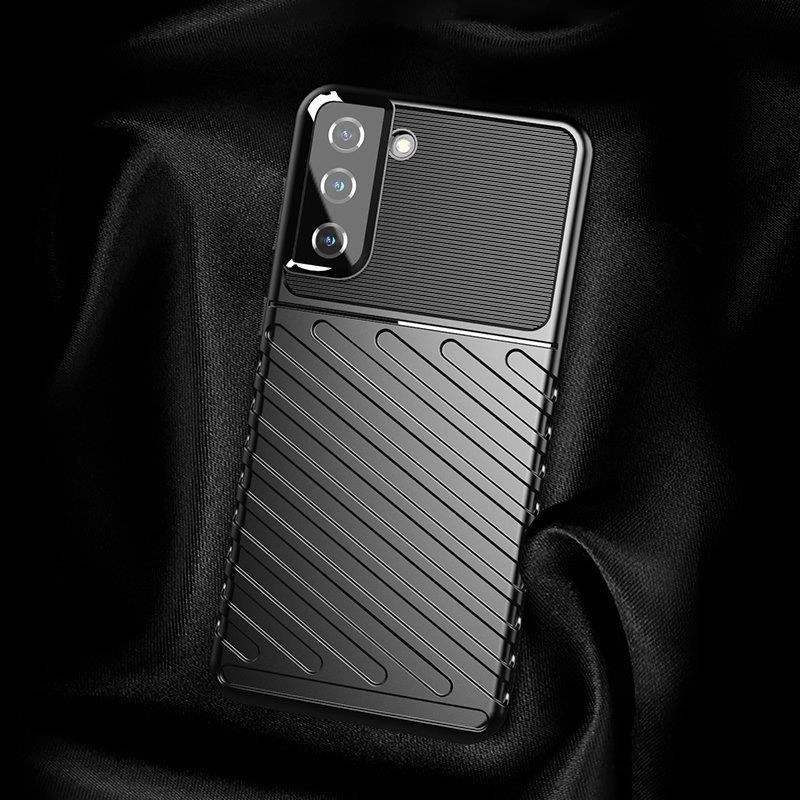 87533_3 Thunder Case flexible armored cover for Samsung Galaxy S22 + (S22 Plus) blueeng