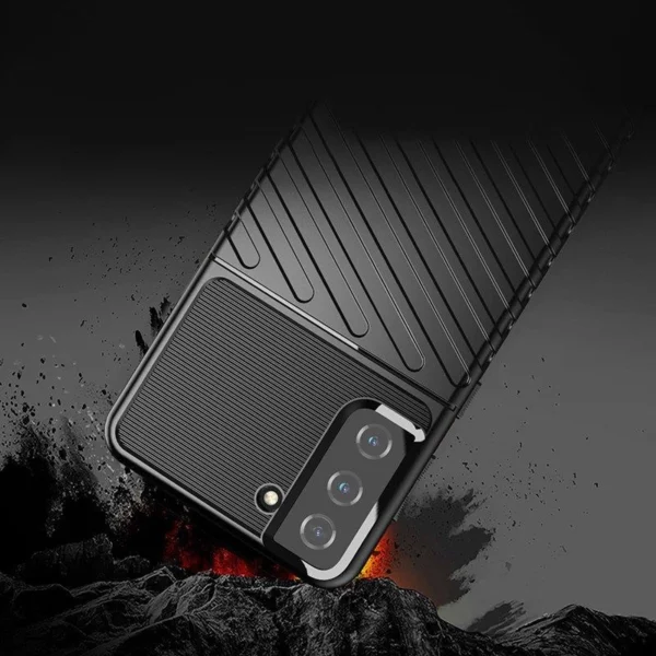 Thunder Case flexible armored cover for Samsung Galaxy S22 + (S22 Plus) blueeng
