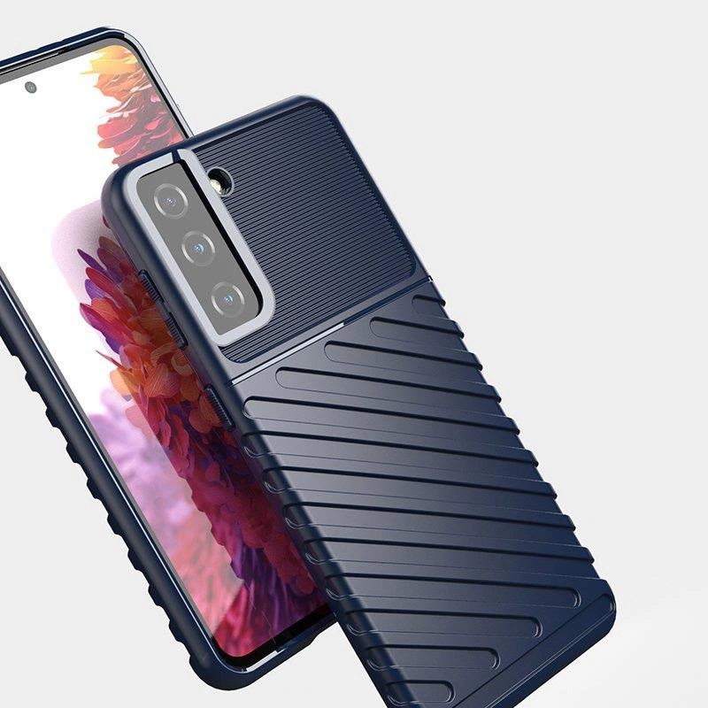 87533_6 Thunder Case flexible armored cover for Samsung Galaxy S22 + (S22 Plus) blueeng