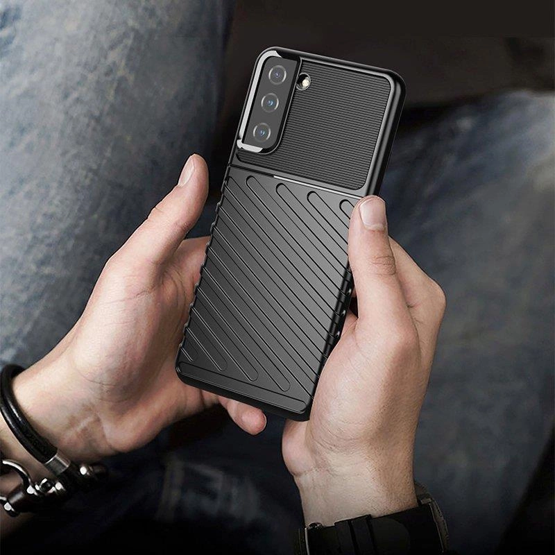87533_7 Thunder Case flexible armored cover for Samsung Galaxy S22 + (S22 Plus) blueeng