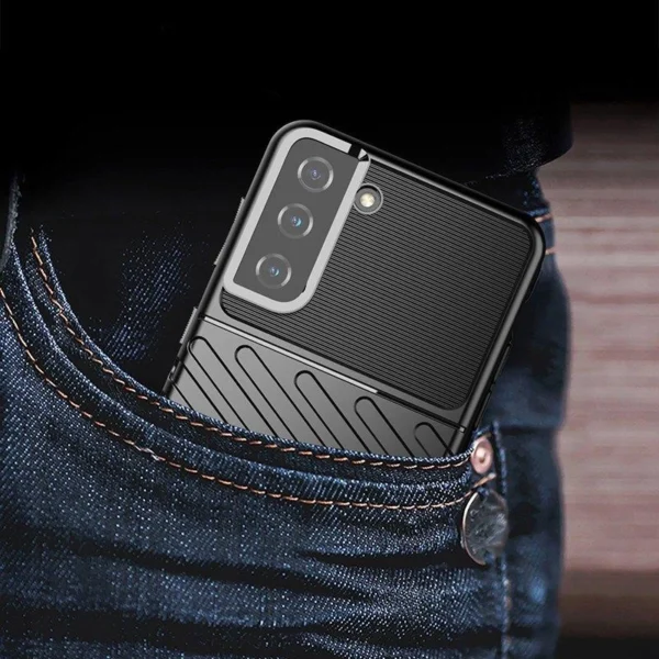 Thunder Case flexible armored cover for Samsung Galaxy S22 + (S22 Plus) blueeng