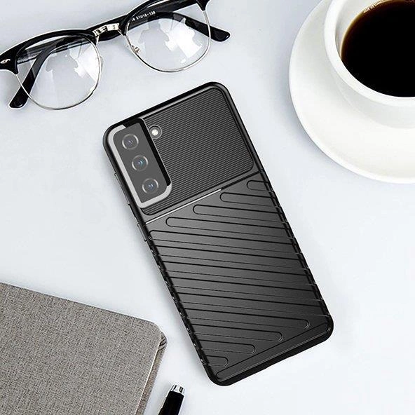 87533_9 Thunder Case flexible armored cover for Samsung Galaxy S22 + (S22 Plus) blueeng