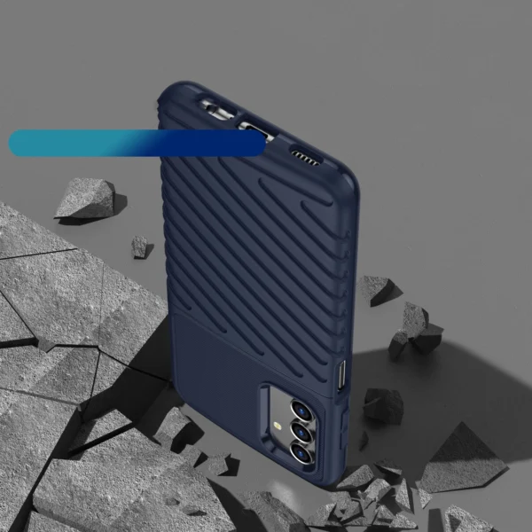 Thunder Case flexible armored cover for Samsung Galaxy A13 5G blueeng