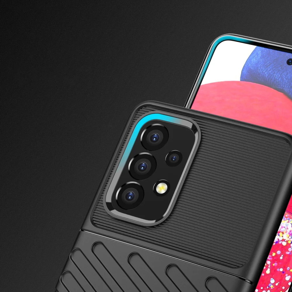 87542_4 Thunder Case flexible armored cover for Samsung Galaxy A53 5G blackeng