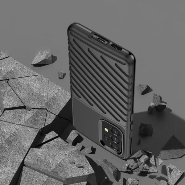 Thunder Case flexible armored cover for Samsung Galaxy A53 5G blackeng