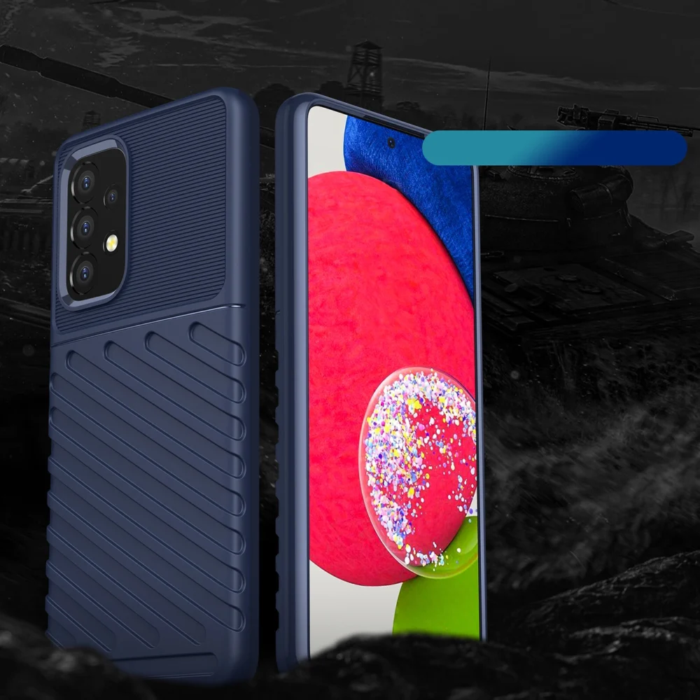 87543_2 Thunder Case flexible armored cover for Samsung Galaxy A53 5G blueeng