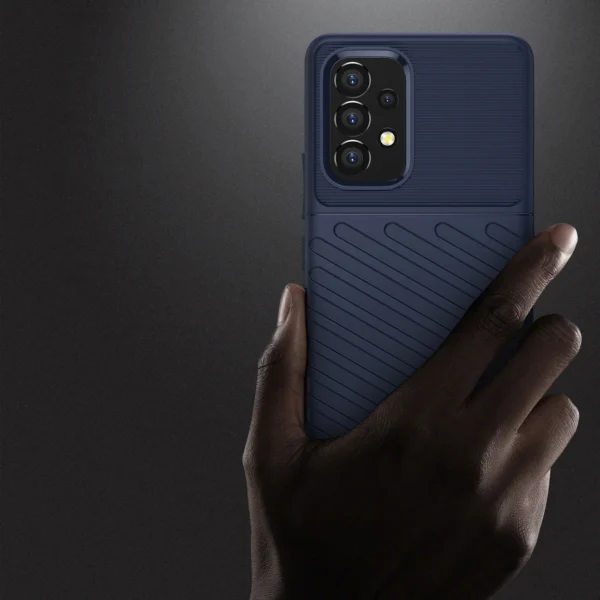 Thunder Case flexible armored cover for Samsung Galaxy A53 5G blueeng
