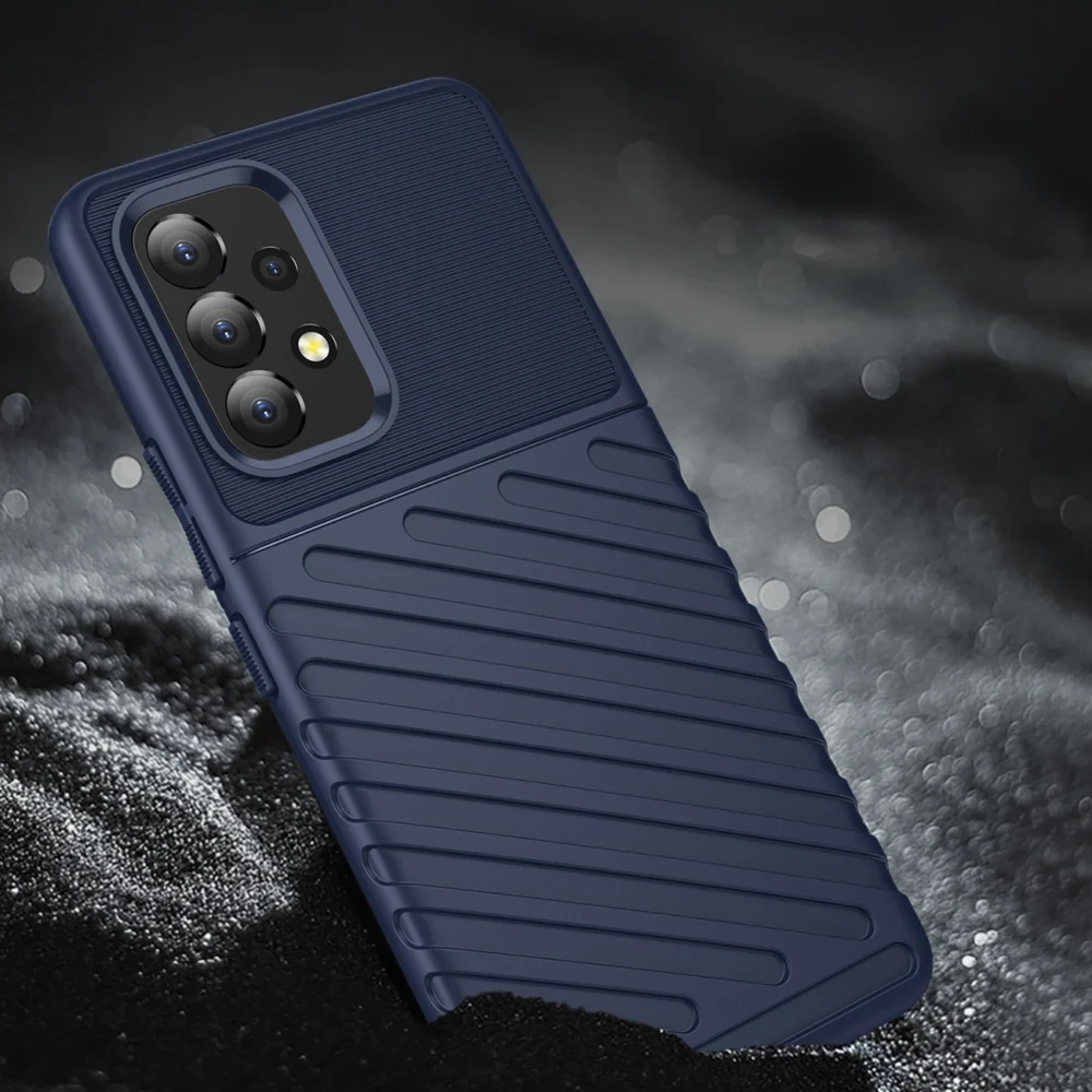 87543_5 Thunder Case flexible armored cover for Samsung Galaxy A53 5G blueeng