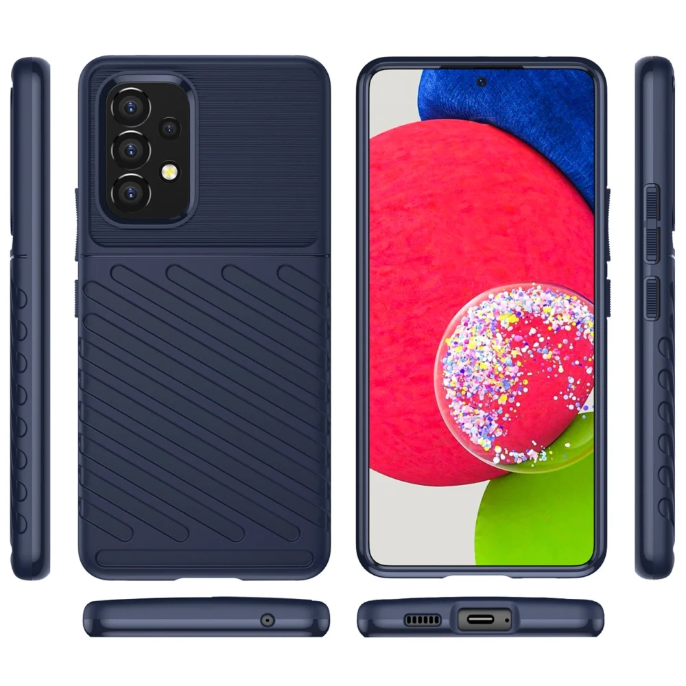 87543_8 Thunder Case flexible armored cover for Samsung Galaxy A53 5G blueeng