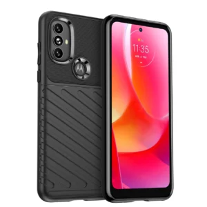 Thunder Case flexible armored cover for Motorola Moto G Power 2022 blackeng