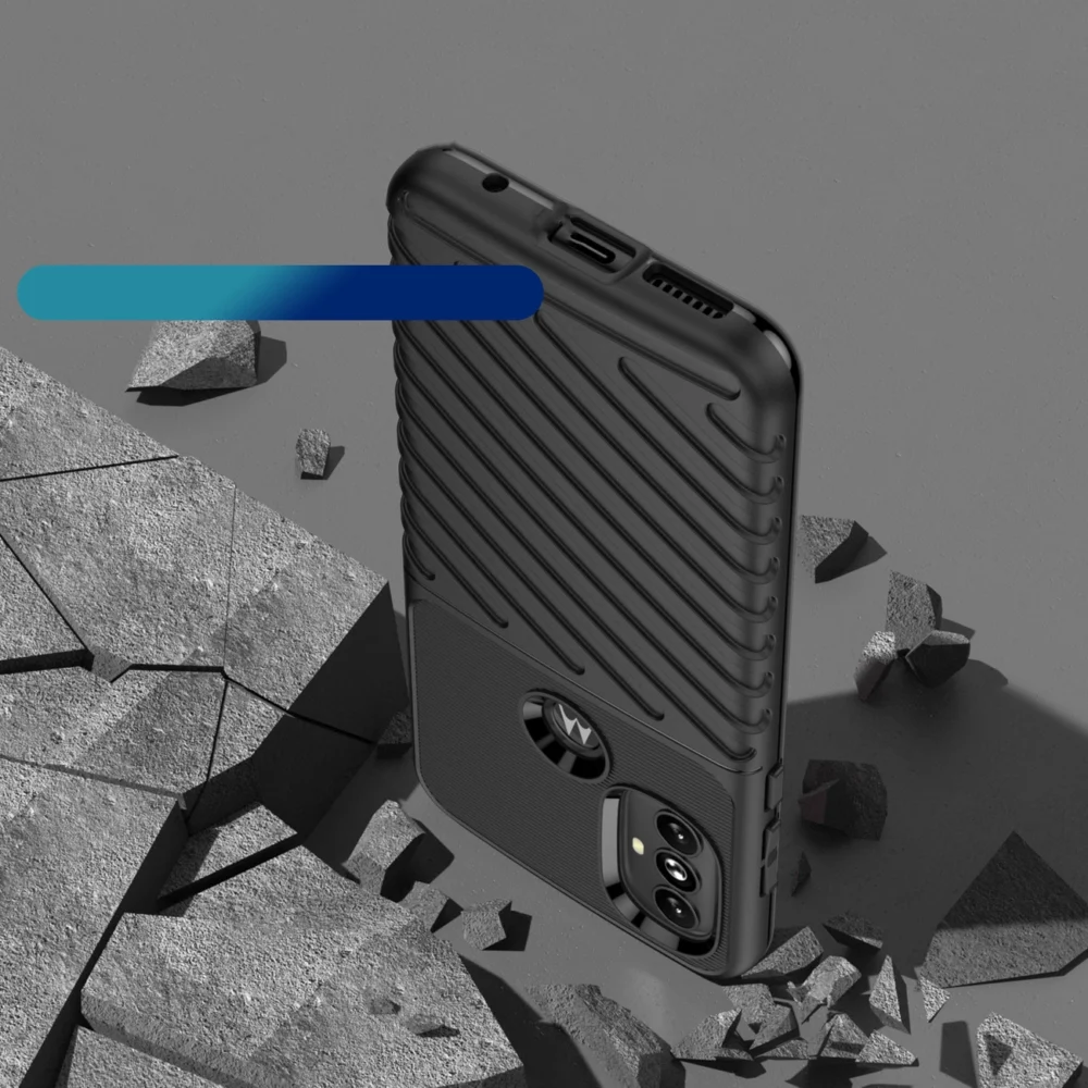 87545_7 Thunder Case flexible armored cover for Motorola Moto G Power 2022 blackeng