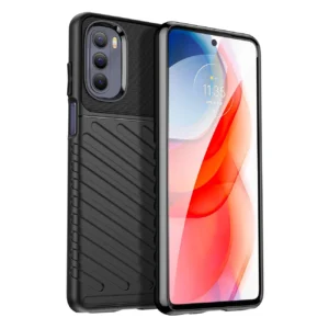 Thunder Case flexible armored cover for Motorola Moto G Stylus 2022 blackeng