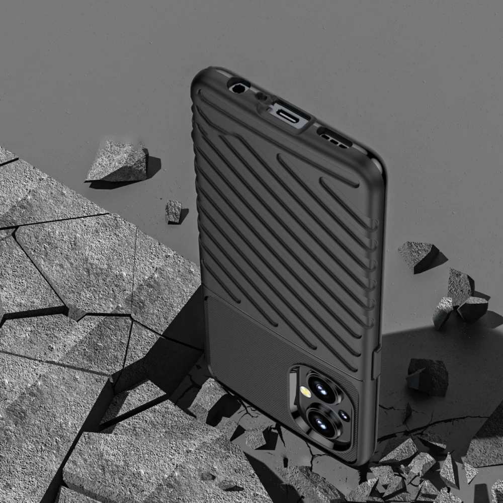 87548_7 Thunder Case flexible armored cover for OnePlus Nord N20 5G blackeng