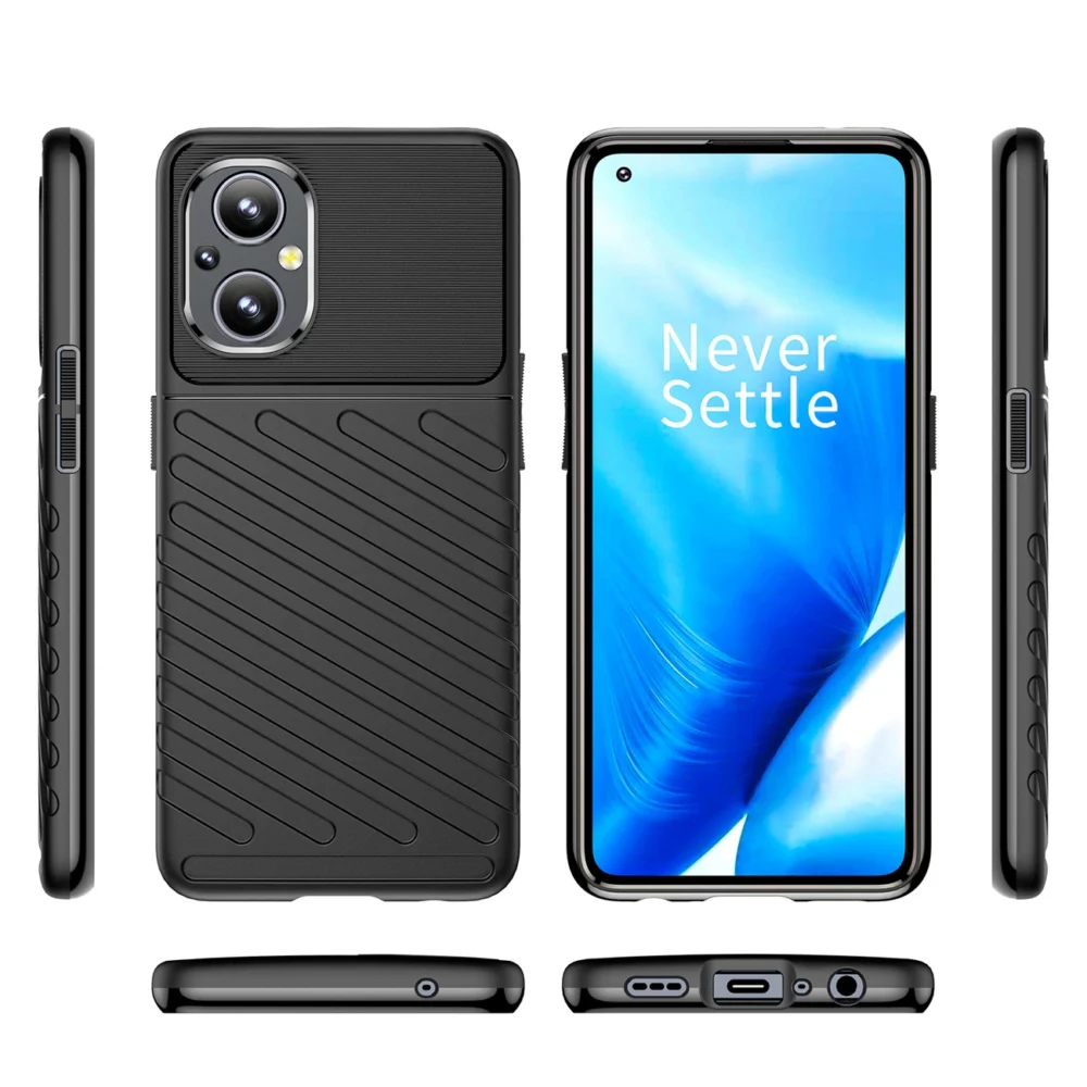 87548_8 Thunder Case flexible armored cover for OnePlus Nord N20 5G blackeng