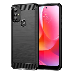Carbon Case Flexible case cover Motorola Moto G Power 2022 blackeng