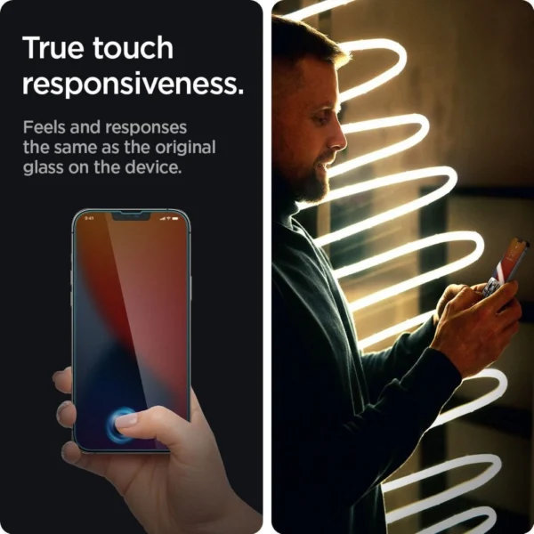 Spigen Glas.tR Slim Privacy Tempered Glass for iPhone 13 / 13 Pro / 14 / 16eeng
