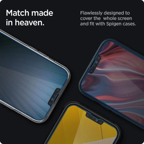 Spigen Glas.tR Slim Privacy Tempered Glass for iPhone 13 / 13 Pro / 14 / 16eeng