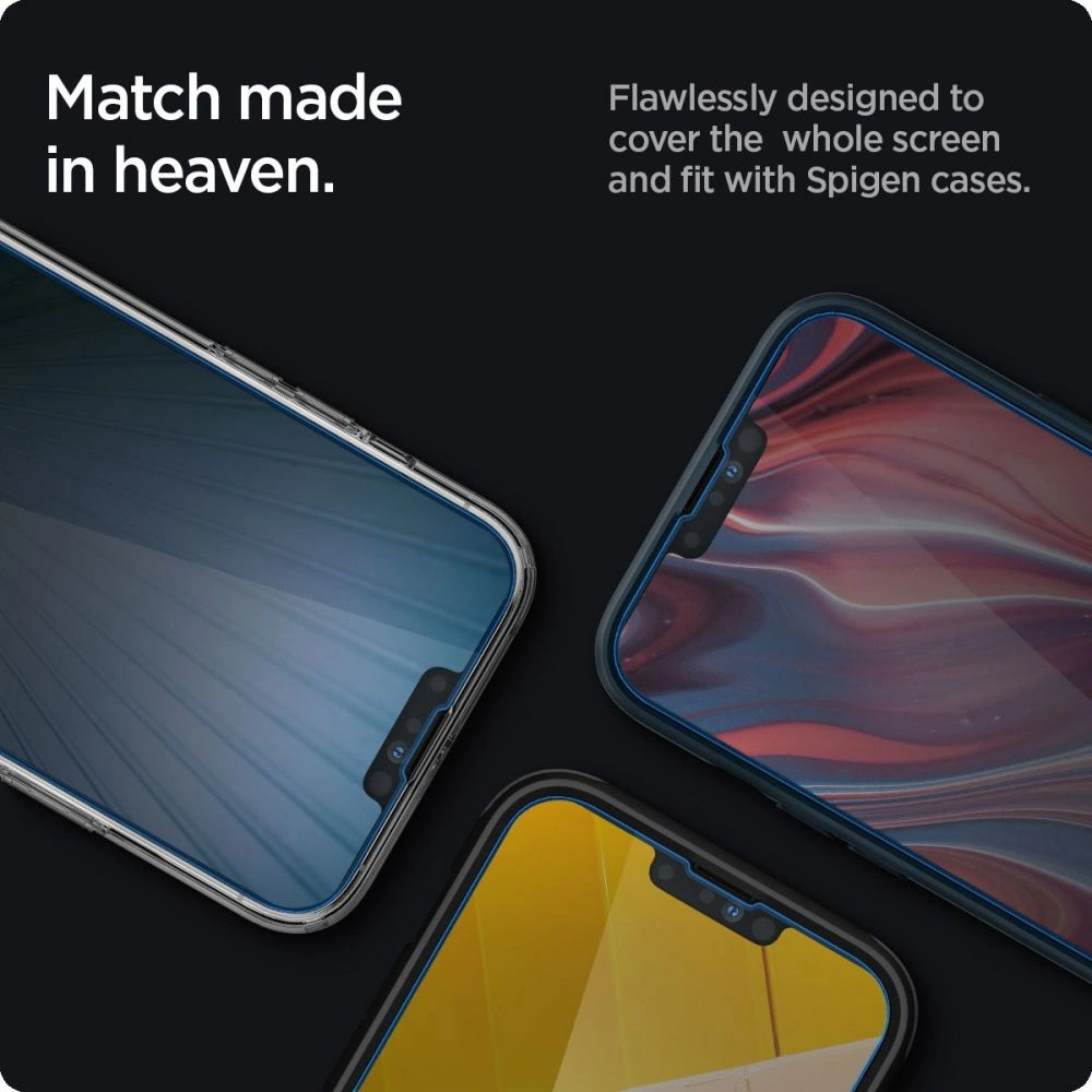 Spigen Glas.tR Slim Privacy Tempered Glass for iPhone 13 / 13 Pro / 14 / 16eeng