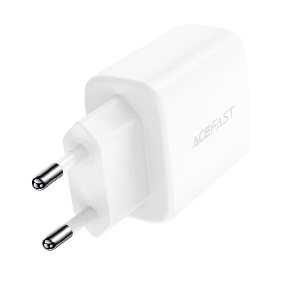 Acefast wall charger USB Type C / USB 20W, PPS, PD, QC 3.0, AFC, FCP white (A25 white)eng