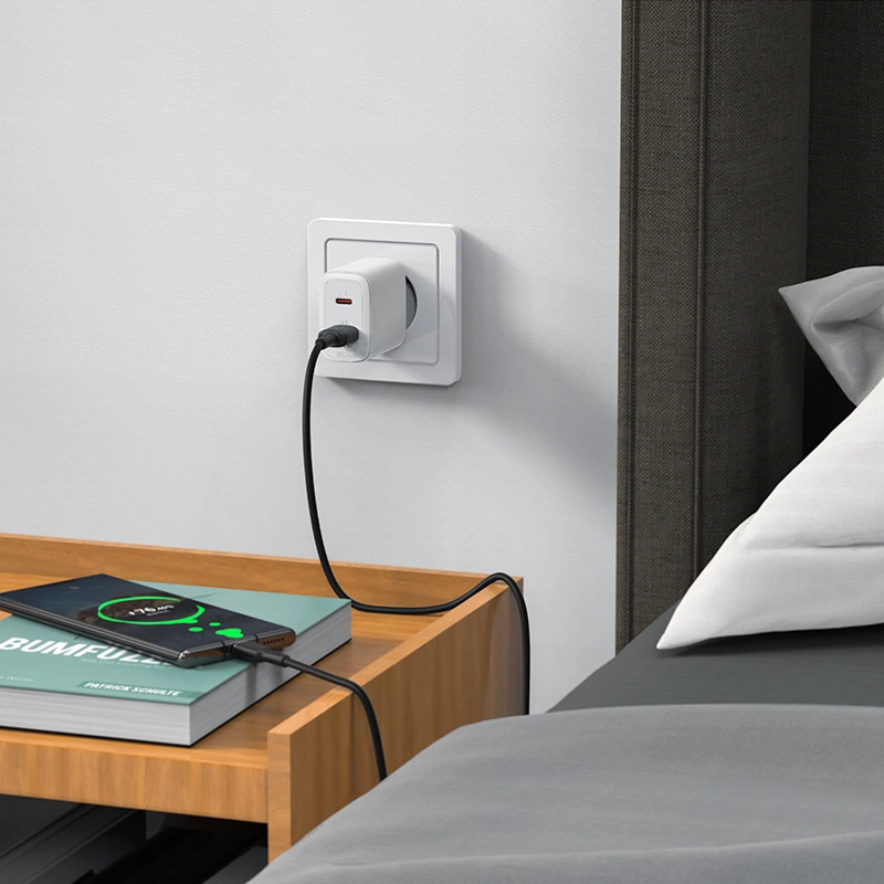 Acefast wall charger USB Type C / USB 20W, PPS, PD, QC 3.0, AFC, FCP white (A25 white)eng