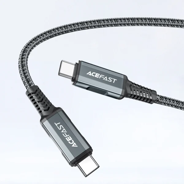 Acefast 2in1 charger GaN 65W USB Type C / USB, adapter HDMI adapter 4K 60Hz (set with cable) black (A17 black)eng