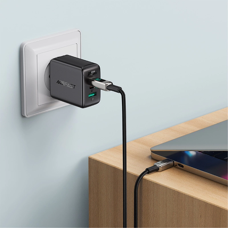 Acefast cable MFI USB Type C - Lightning 1.2m, 30W, 3A black (C6-01 Black)eng