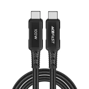 Acefast C4-03 Black USB-C - USB-C PD QC cable 100W 5A 480Mb/s 2m - blackeng