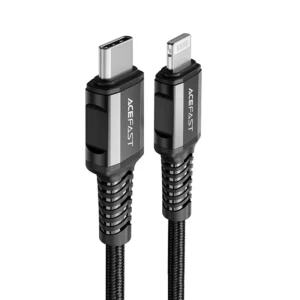 Acefast C1-01 Lightning - USB-C MFi PD cable 30W 3A 480Mb/s 1.2m - blackeng