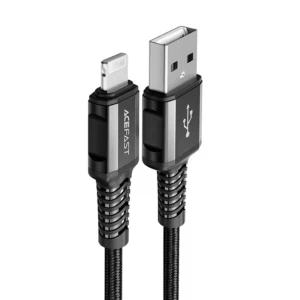 Acefast cable MFI USB - Lightning 1.2m, 2.4A black (C1-02 black)eng