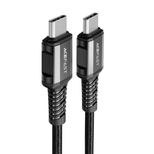 Acefast C1-03 USB-C - USB-C PD QC cable 60W 3A 480Mb/s 1.2m - blackeng